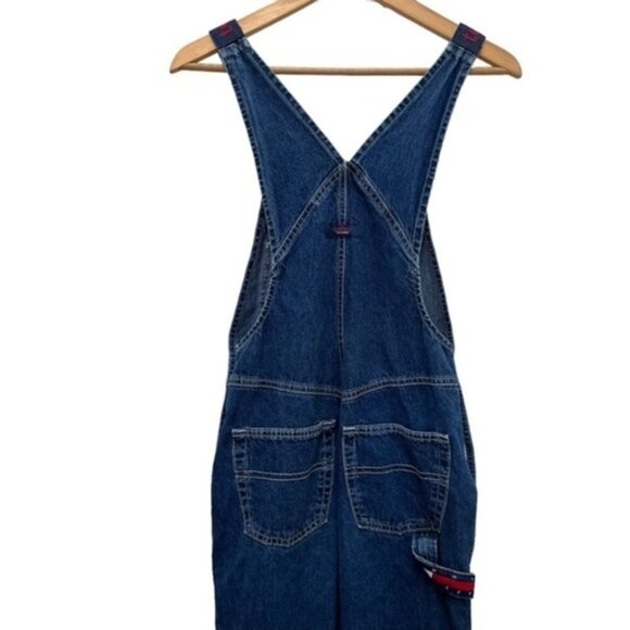 Tommy Hilfiger‎ 90s Vintage Y2K Overalls Retro Hip Hop Fashion Women Size 26 - Picture 7 of 13